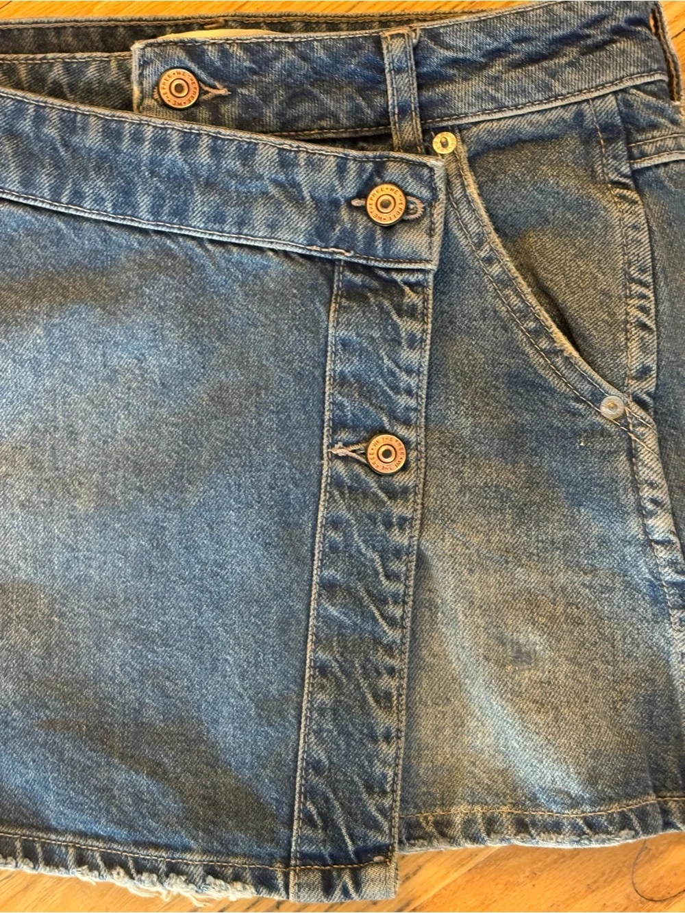 FREE PEOPLE Wynne Womens Denim Skirt, SZ 27, NWOT